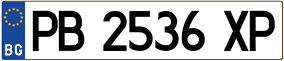 Truck License Plate
